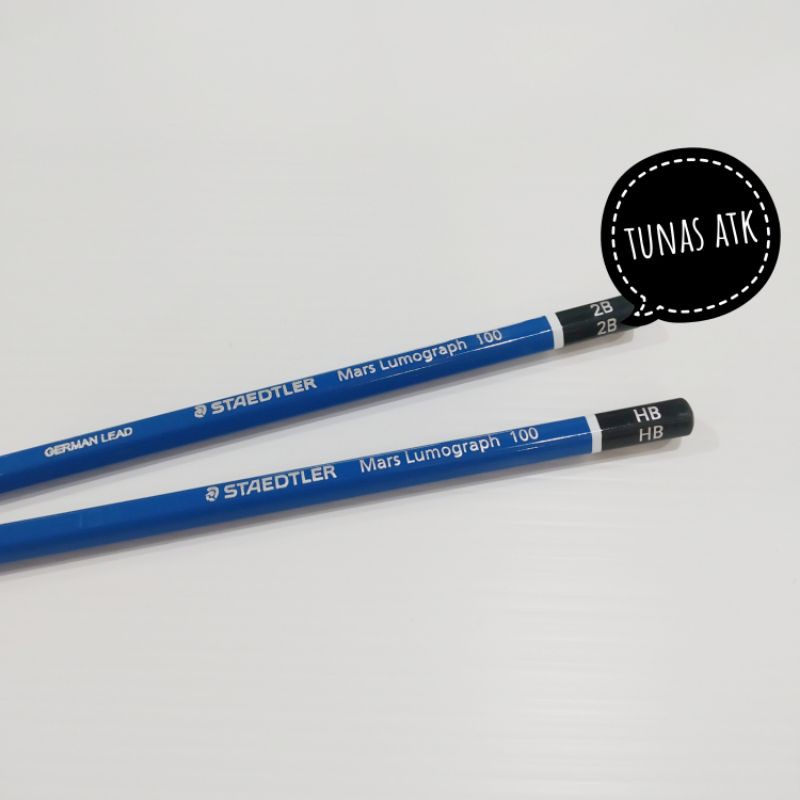 

PENSIL STAEDTLER MARS LUMOGRAPH 100 HB DAN 2B