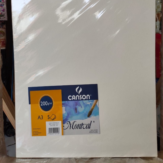 

Canson montval a3 220 gsm 5 lembar kertas water color paper canson