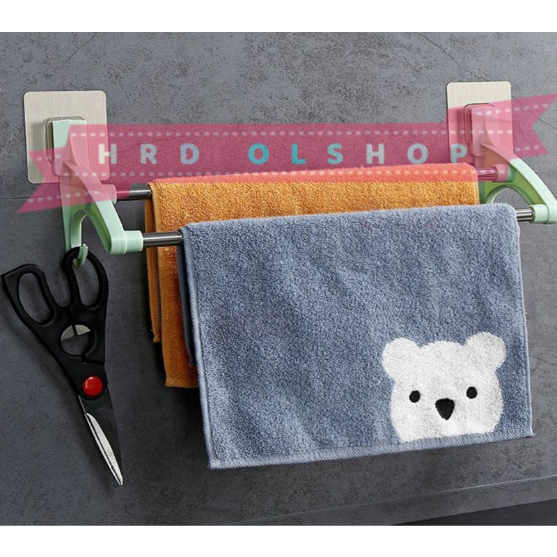 RAK GANTUNG SERBAGUNA/RAK TEMPEL KAMAR MANDI /RAK HANDUK KECIL