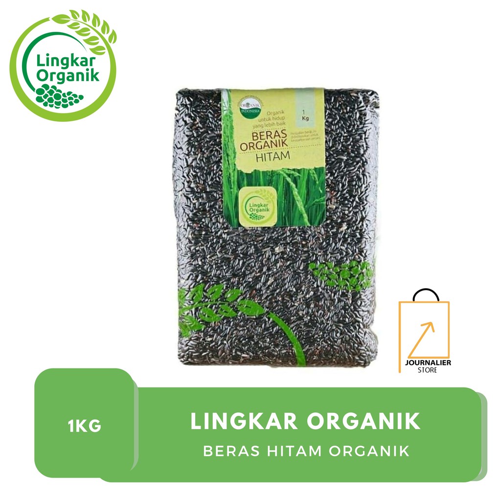 

LINGKAR ORGANIK Beras Hitam Organik 1kg - Organic Rice