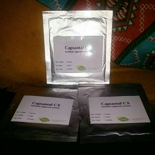 Capsantal CX / sejenis Carophyll Red 5 gram / Canthaxanthin