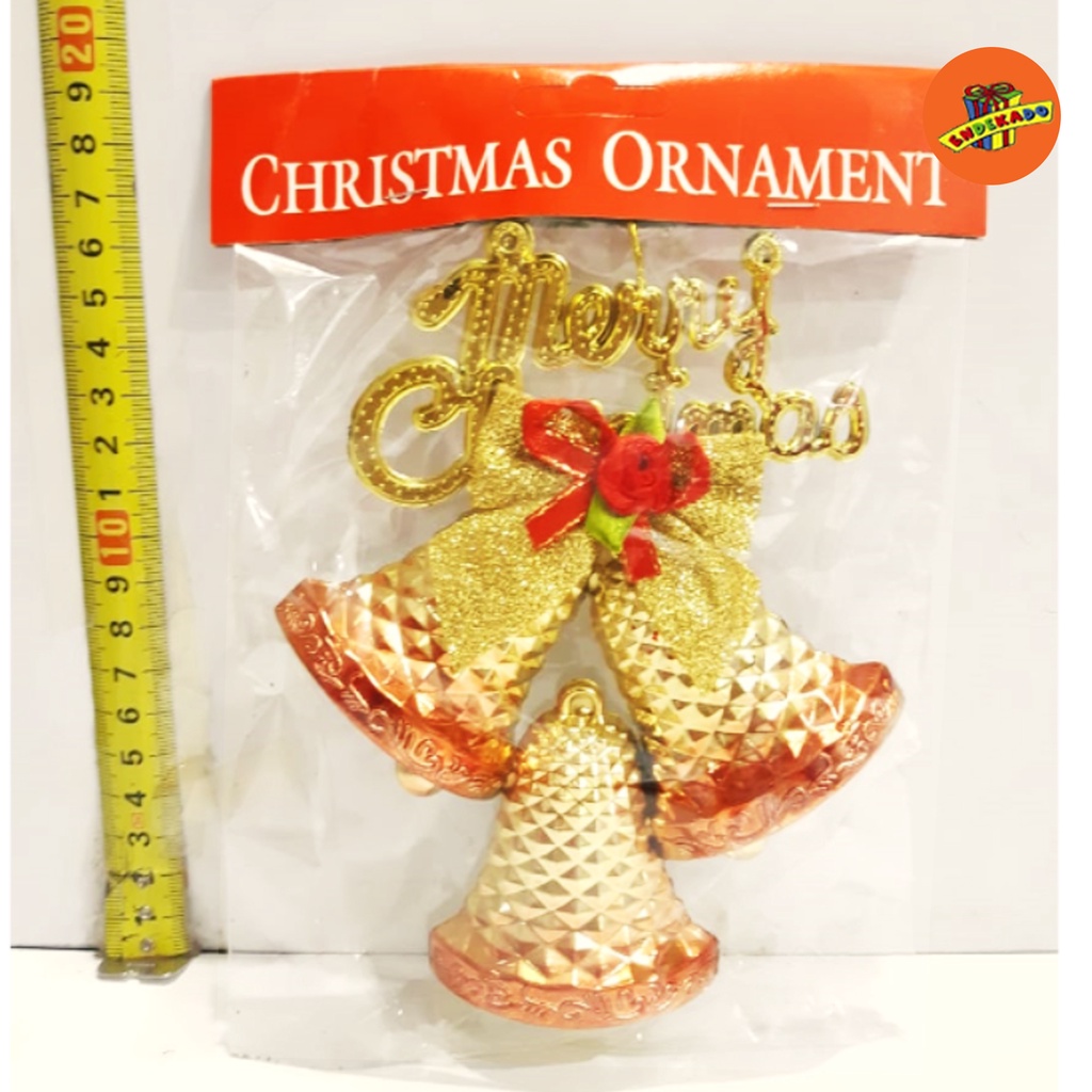 HIASAN NATAL BELL G0118 - Hiasan Pohon Natal