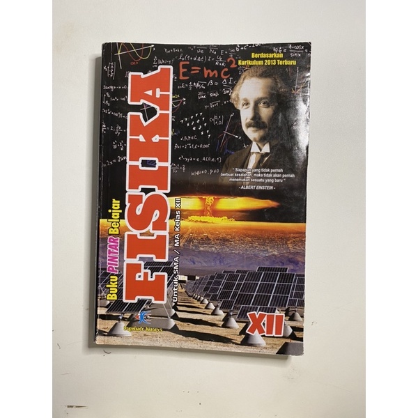 Buku Pintar Belajar Fisika SMA/MA Kelas XII Sagufindo Kinarya