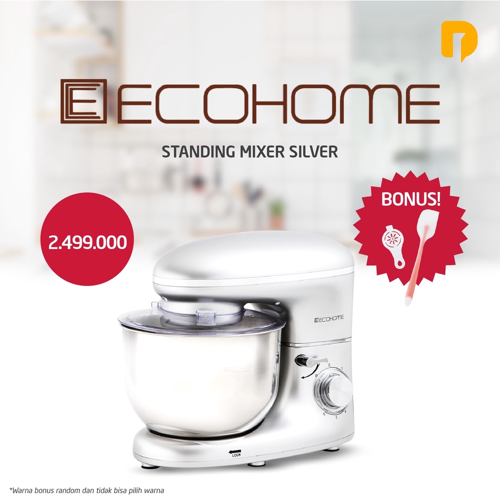 ecohome standing mixer silver