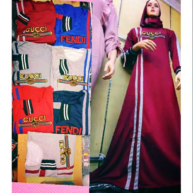 GAMIS BAHAN BABY TERRY ALL SIZE