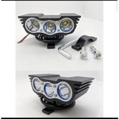 Lampu tembak sorot OWL mini 30watt cree 3 mata 12volt