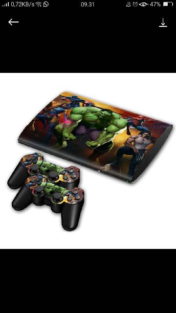 garskin atau sticker ps3 super slim