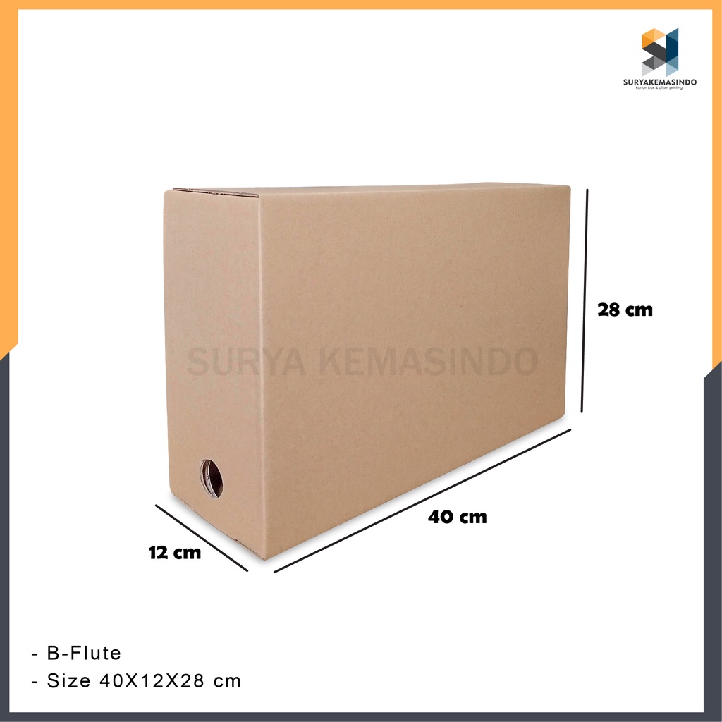 

Box File 40x12x28 cm Kardus/Arsip/File/Filebox/document/arsipbankkalsel