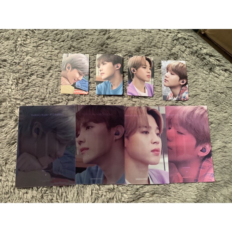 Samsung Galaxy Buds Photocard PC Lenticular BTS Jimin JHope Suga RM
