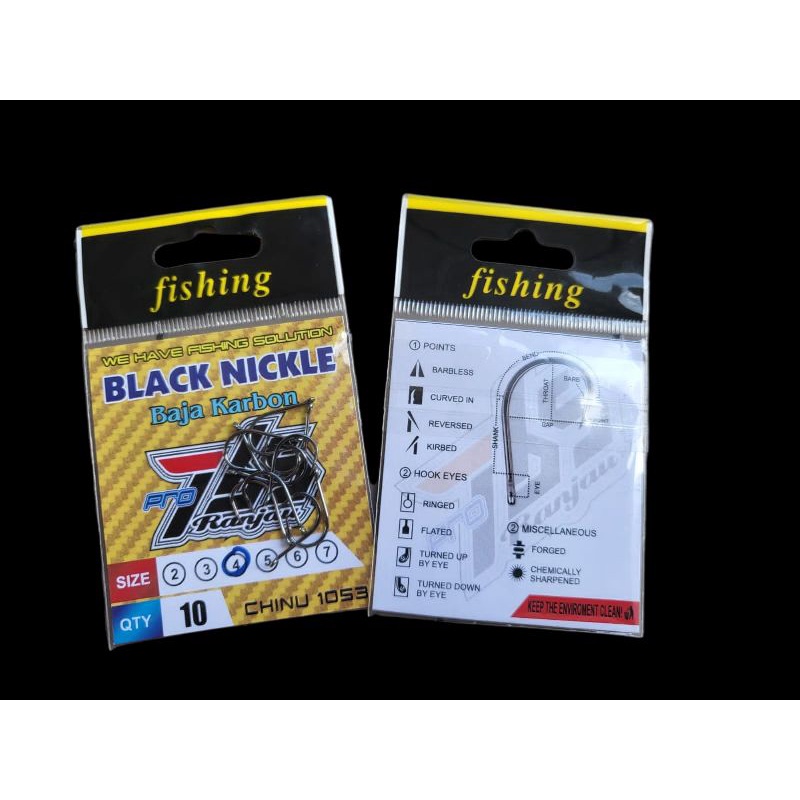 Kail Pancing Black Nickle type 1053 - Ranjau 765