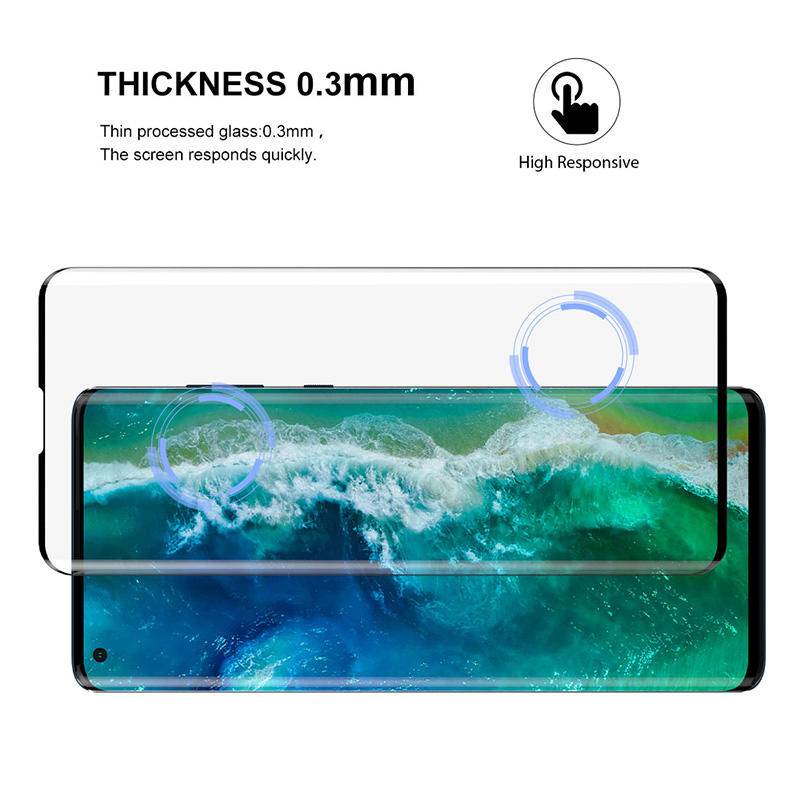 Pelindung Layar Tempered Glass Lengkung Cover Motorola Moto ONE Pro Fusion Macro ZOOM 5G ACE