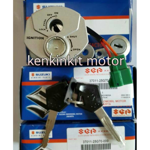 [DIJAMIN ORIGINAL] KUNCI KONTAK SATRIA FU 150 SET - DEPAN BELAKANG