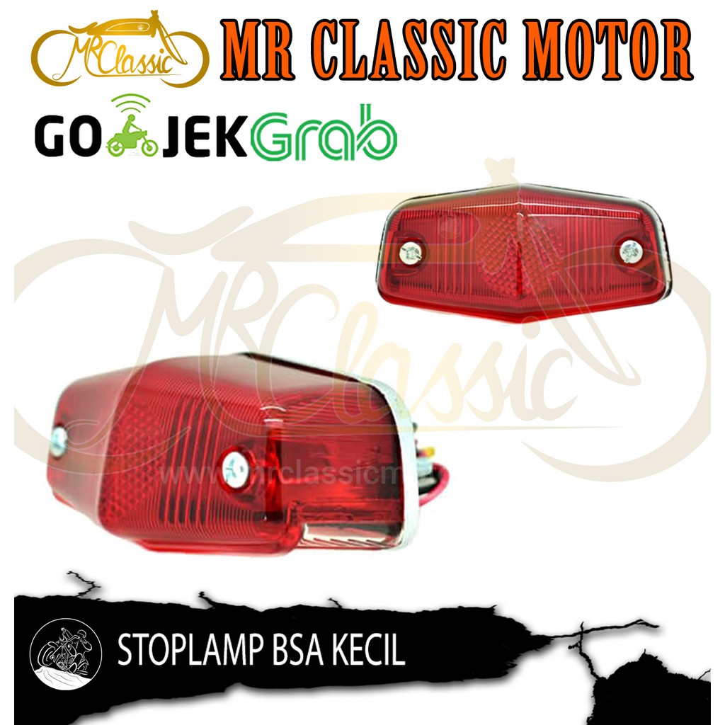 Stop Lamp/Lampu Belakang BSA Kecil Variasi Motor Custom