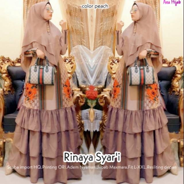Gamis rinaya syar'i by anahijab
