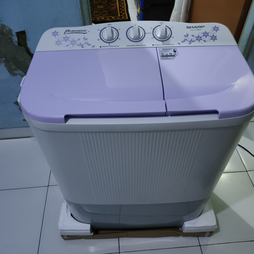 Jual MESIN CUCI SHARP 7 KG 2 TABUNG EST 70 MW | Shopee Indonesia