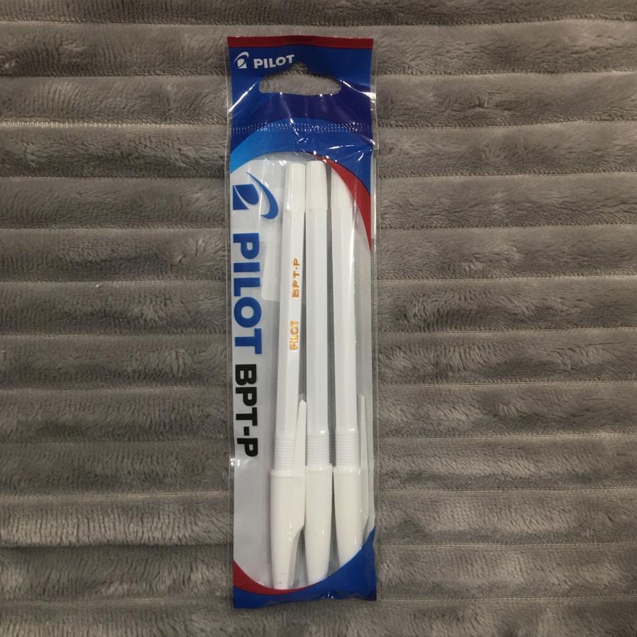 

Gramedia Banjarmasin - Pilot Ballpen BPT-P Set 3 White Black