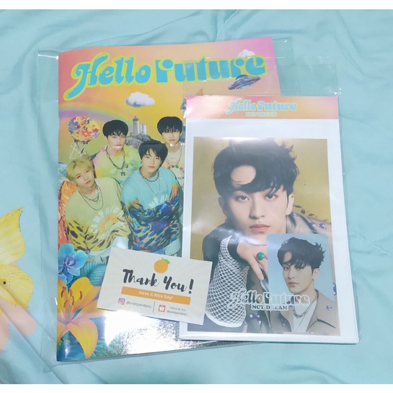 MD NCT Dream Hello Future Postcard holo PC mark ready stock free album only