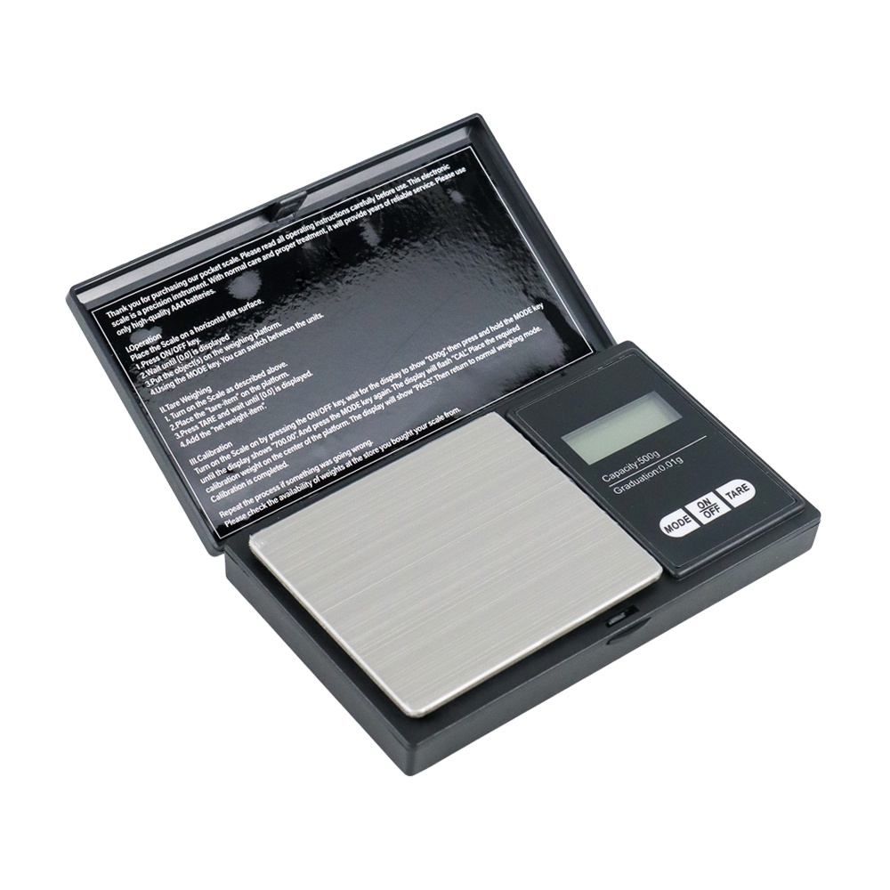 

Taffware Digipounds Pocket Scale Timbangan Mini Perhiasan Emas 500g 0.01g - VSW0083 - Black