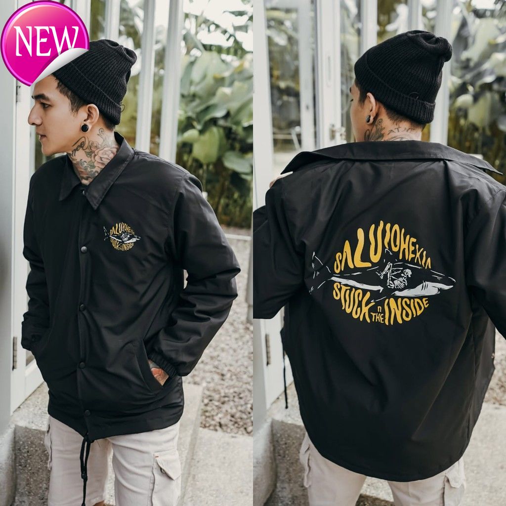 JAKET PRIA - JAKET COACH SALVIO HEXIA - JAKET COACH IKAN - JAKET COACH WINDBREAKER - JAKET PRIA PARA