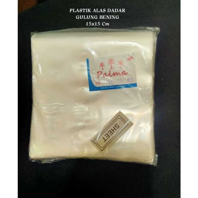 PLASTIK DADAR GULUNG/PLASTIK KUE/PLASTIK SHEET ALAS KUE (BERAT 1 KG/PACK)