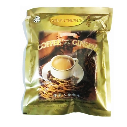 

Gold Choice Ginseng Coffee 400gr/Kopi Ginseng Instan/Import