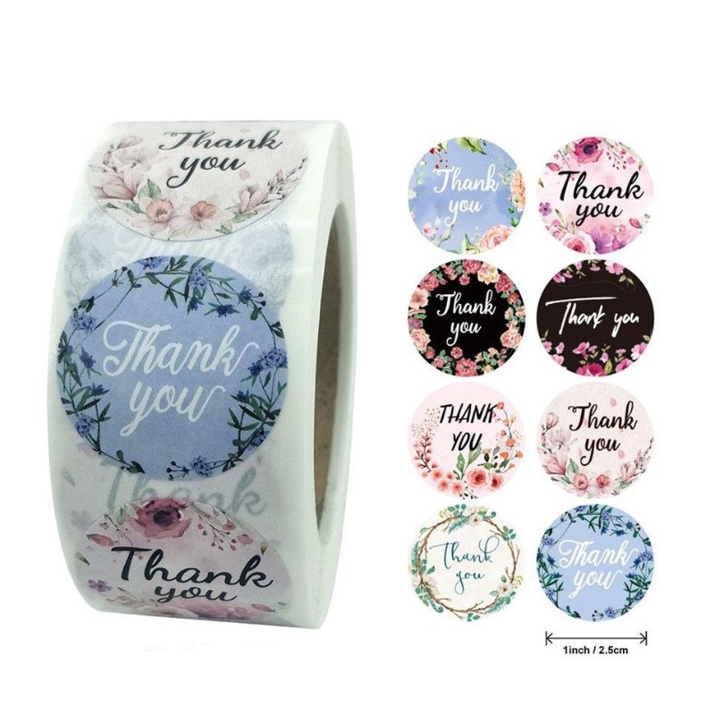 

STICKER STIKER THANK YOU ECER TANPA MINIMAL ORDER