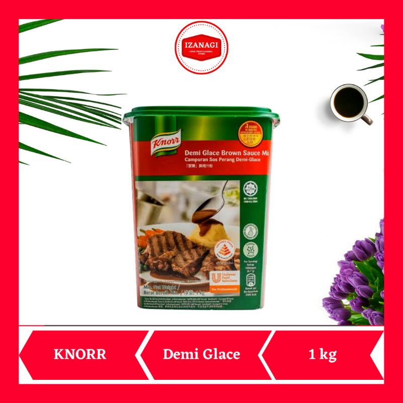 Knorr Demi glace sauce mix 1 kg / bumbu glace beef / saus steak instan bubuk