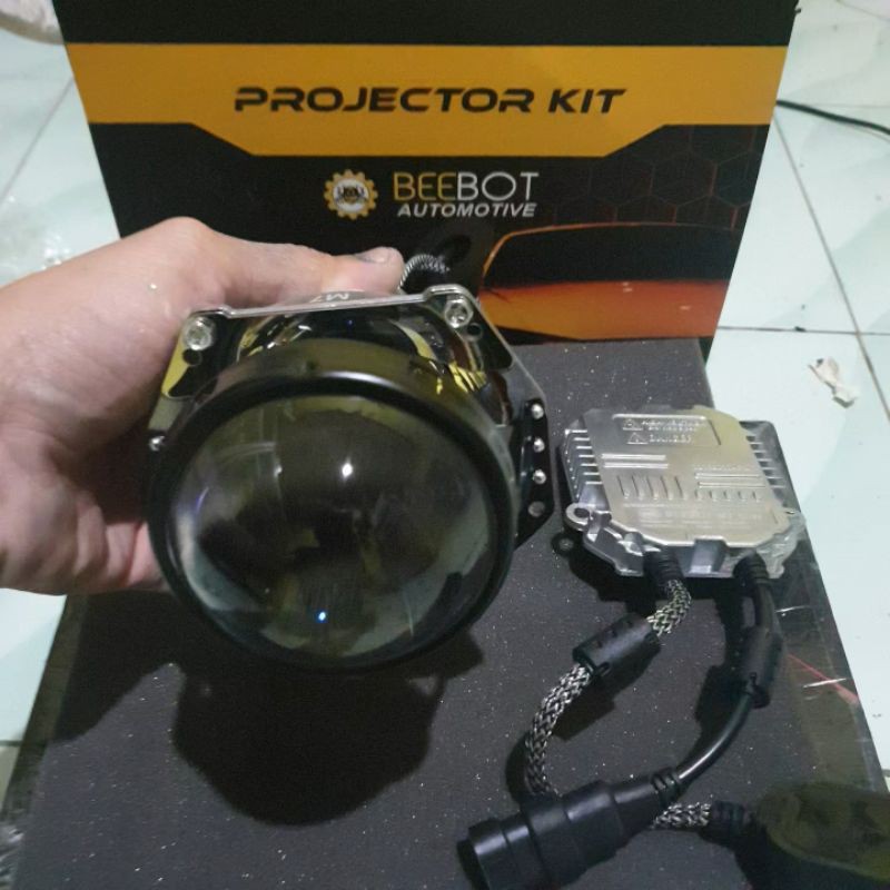 lampu projector hid beebot m7 blue lens 3.0 inc  55watt