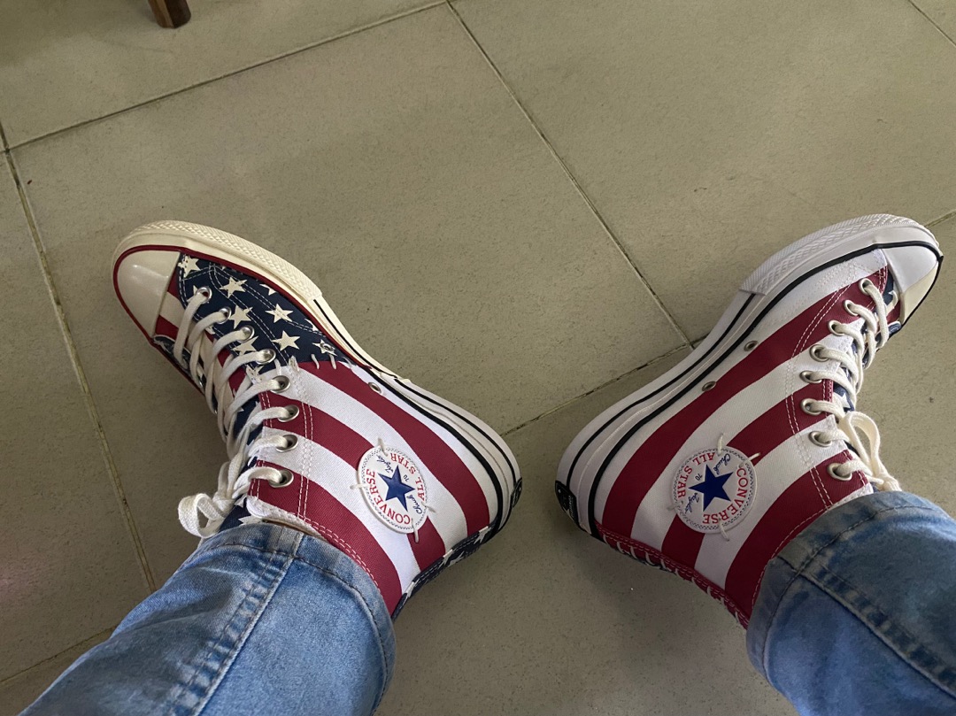 washing converse high tops