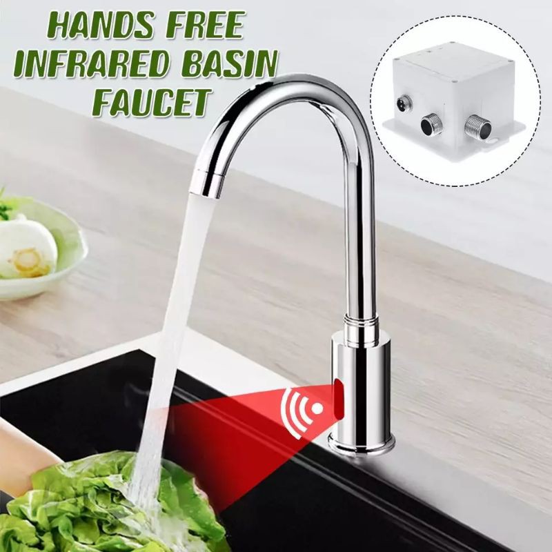 kran wastafel Automatic keran kitchen sink sensor otomatis