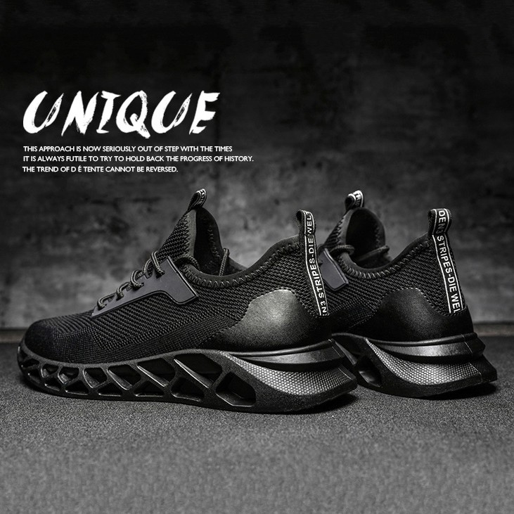Toread Sepatu Sneakers Pria Sepatu Lari Olahraga Sepatu Casual Hitam  MR206