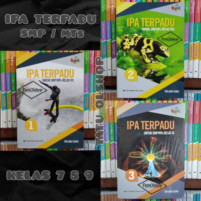 Jual Buku Ipa Terpadu Smp Mts Kelas 7 8 9 VII VIII IX 1 2 3 Kurikulum ...