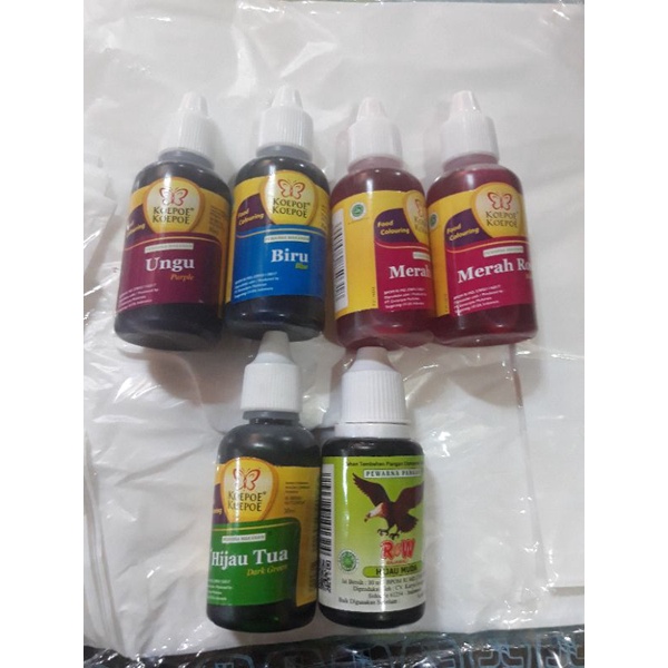 

Pewarna/Sumbo makanan berbagai varian 30ml