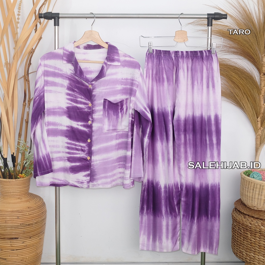 Setelan Baju Tidur Motif Bunga Sepatu / One Set Fashion Wanita Rayon Premium Kode T4 G4 G3 G2-G3 TARO