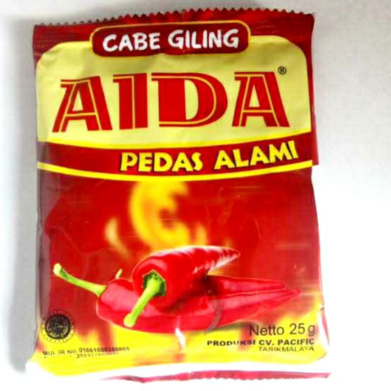 

Aida Cabe Giling Cabe Bubuk Renceng 25g