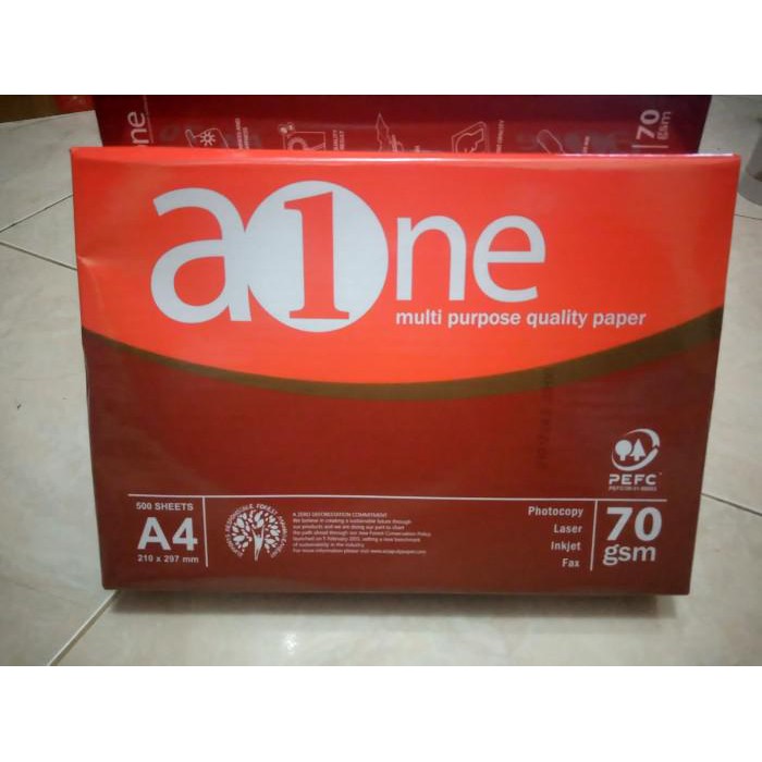 

Kertas / Hvs Copy Paper A4 500Lembar / Kertas Hvs A4 Seperti Paper One