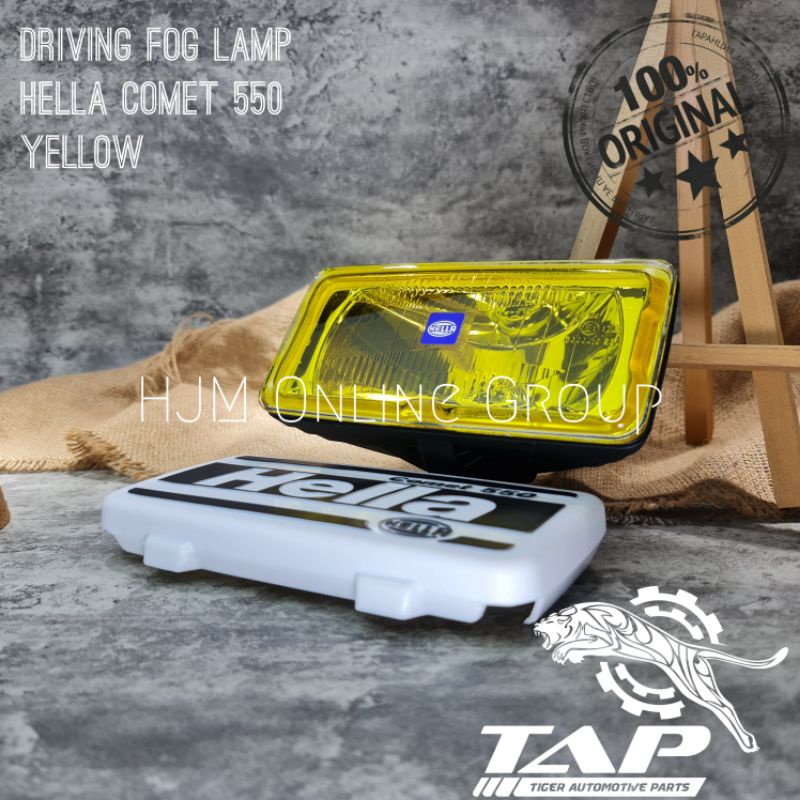 LAMPU SOROT TEMBAK KABUT HELLA FOG LAMP COMET 550 YELLOW FOG LAMP