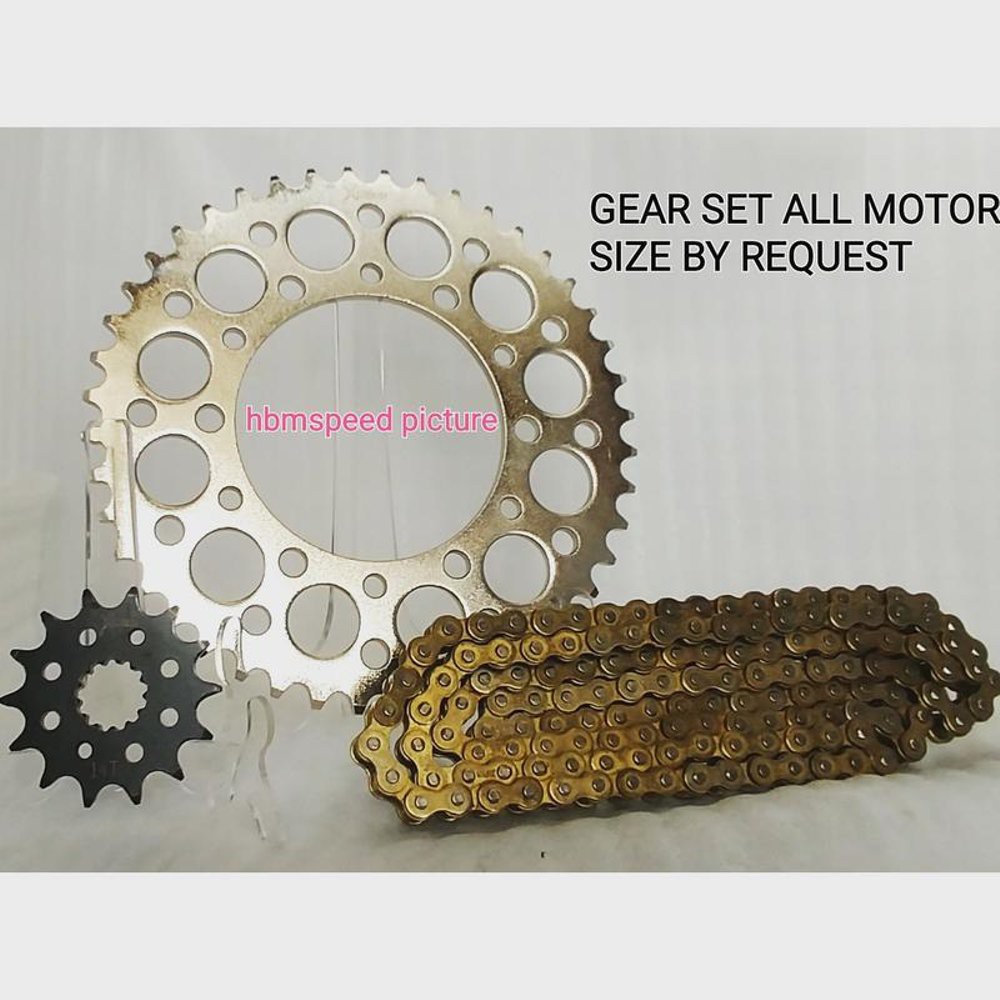 GEAR SET KLX 428 UKURAN REQ  XTREME NOT SSS TK DAYTONA Berkualitas