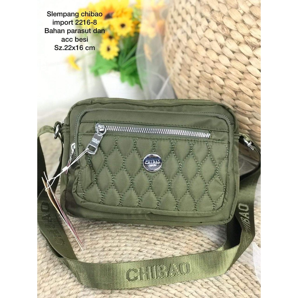 Tas Slempang Chibao 2216-8 TAS WANITA IMPORT TAS CHIBAO BEST SELLER CHIBAO SLEMPANG TERBARU BISA COD