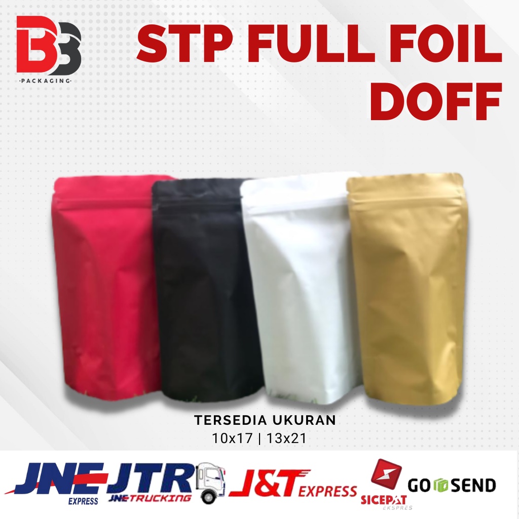 STANDING POUCH ALUMUNIUM FOIL DOFF MATE 10x17