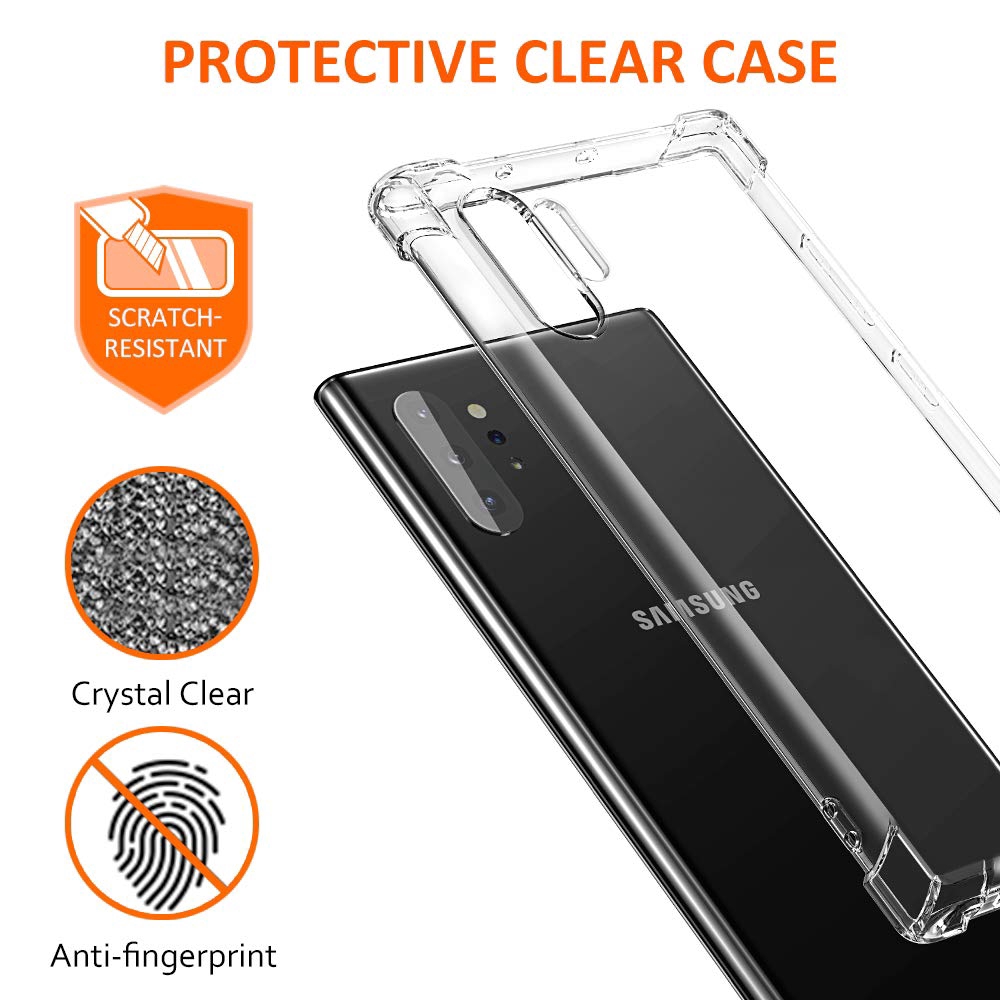 Slim Hybrid Crystal Clear TPU Pelindung Case Untuk Samsung Galaxy S10 S9 S8 S7 S6 Plus Note10 Note9