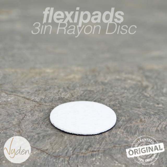 FLEXIPADS Felt Glass Polishing Pad 3inch 46008 Made UK Pad Poles Kaca Baret