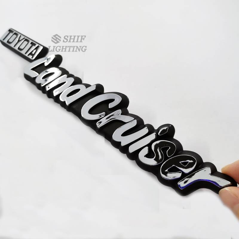 1pc Stiker Emblem Logo Land Cruiser Bahan ABS Untuk Mobil TOYOTA Land Cruiser