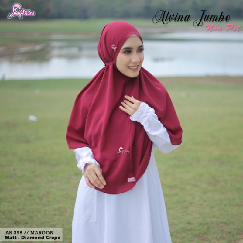 ALVINA JUMBO NON PAD ABIKA/ABIKA HIJAB