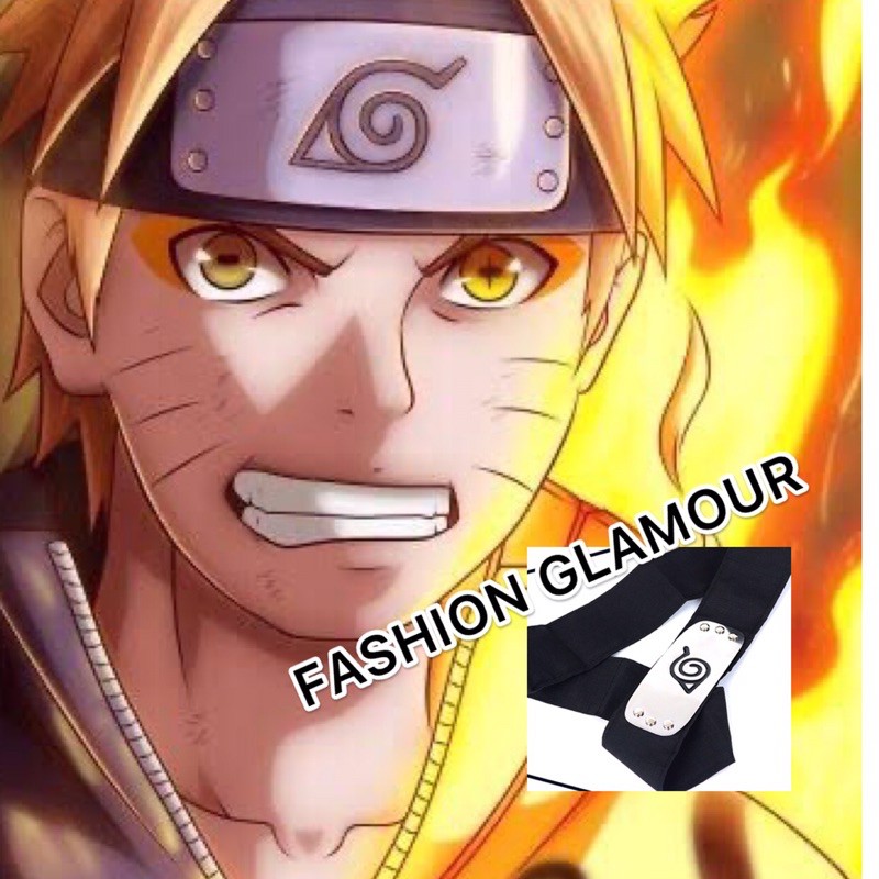 HEADBAND IKAT KEPALA IMPORT ANIME NARUTO KONOHA AKATSUKI GAARA COSPLAY