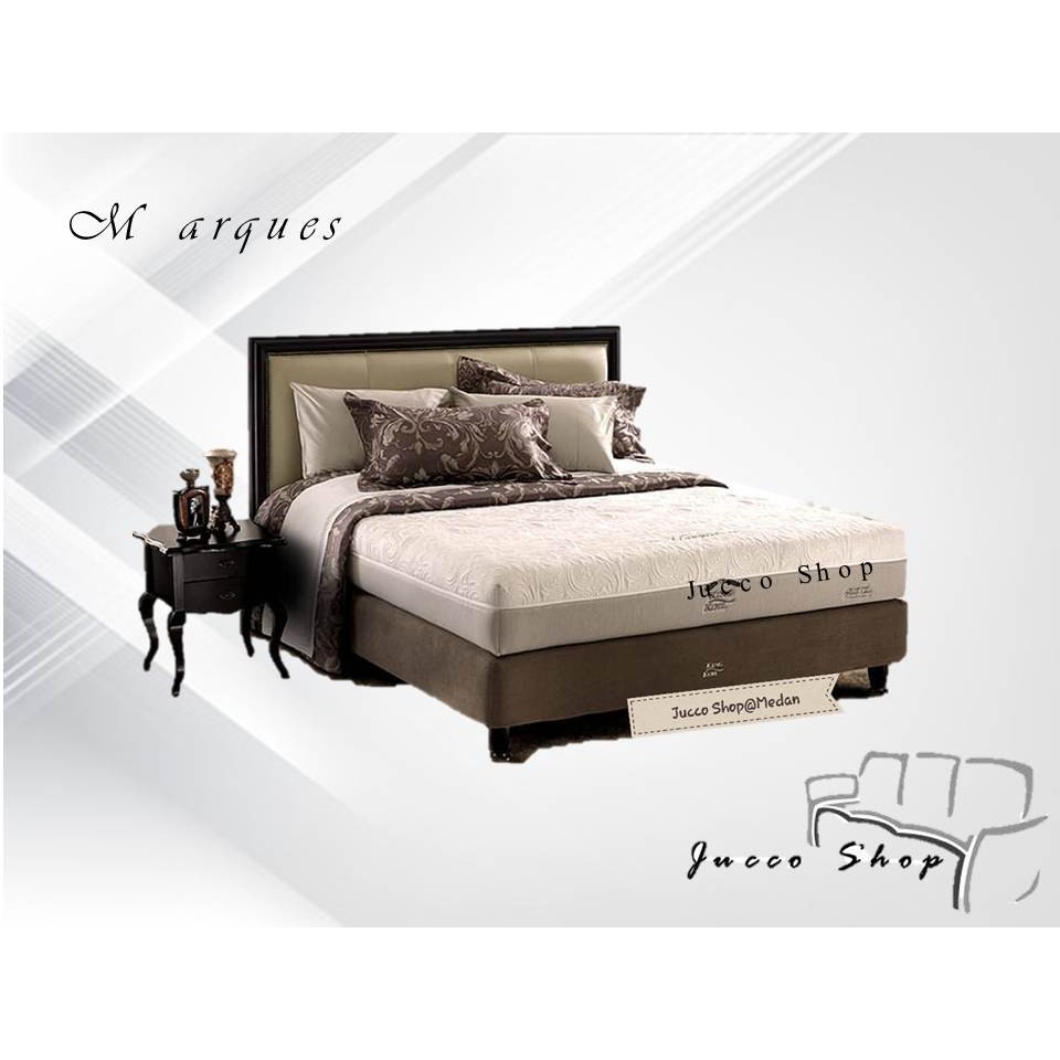 Springbed King Koil Marques Fullset Original Sandaran 180x200 - King Koil Medan murah