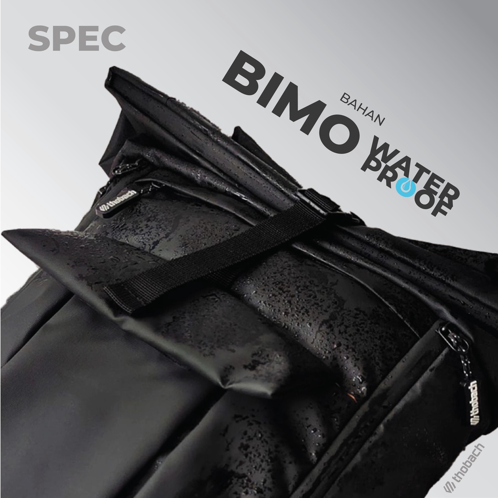 THOBACH-BACKPACK WATERPROOF JONES TAS MULTIFUNGSI PRIA WANITA TAS SEKOLAH TAS KANTOR TAS TRAVELING