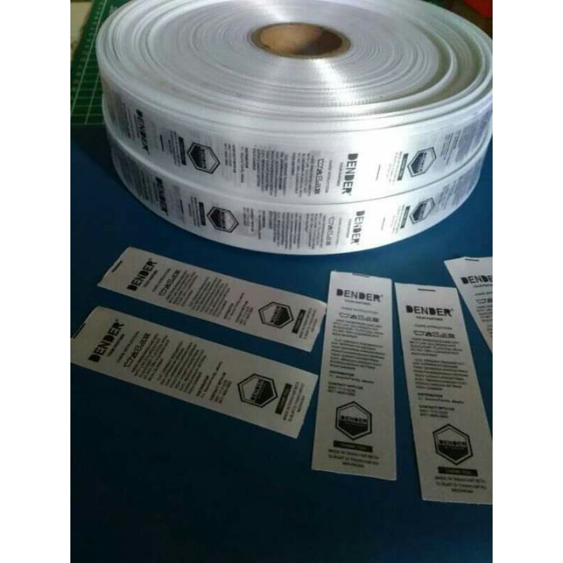 

Label satin printing 500 lusin