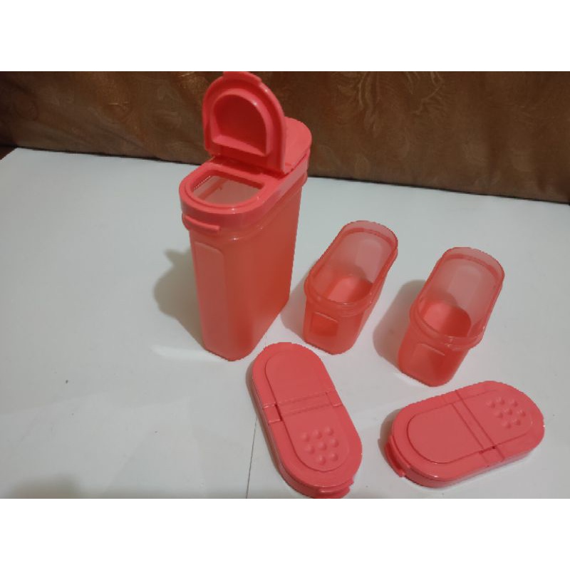 SPICE TO GO TUPPERWARE / TUPPERWARE TEMPAT BUMBU / WADAH BUMBU/ TUPPERWARE BANGKINANG