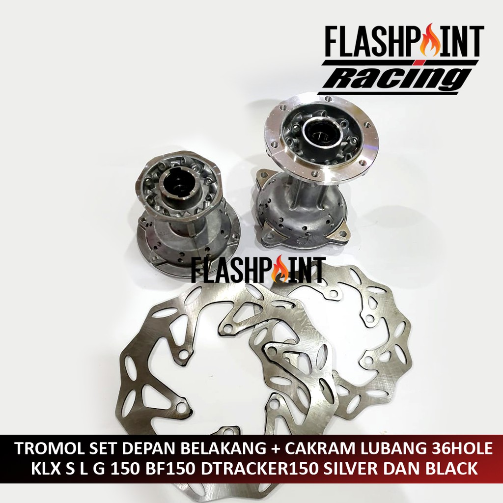 TROMOL FULLSET CAKRAM LUBANG 36 HOLE KLX S L G 150 BF150 DTRACKER150 DTRACKER 36 LUBANG DRUM BRAKE